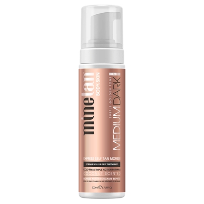 MineTan Medium Dark Self Tan Mousse 200ml