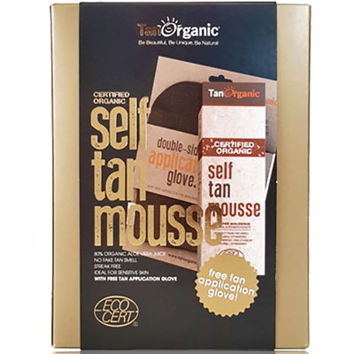 TanOrganic Self Tan Mousse 120ml + Free Glove