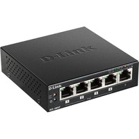 DES-1005P/E commutateur réseau Non-géré L2 Fast Ethernet (10/100) Connexion Ethernet, supportant l''alimentation via ce port (PoE) Noir