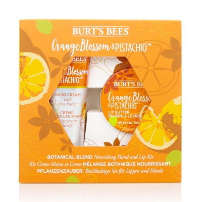 Burt’s Bees Botanical Blend Nourishing Hand and Lip Kit - Orange Blossom & Pistachio