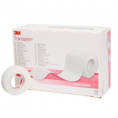 3M™ Transpore™ Sparadrap chirurgical (1,25 cm x 9,15 m) 1527-0