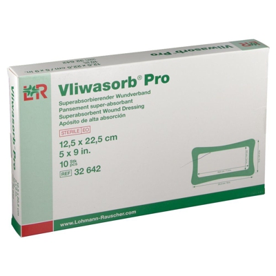 Vliwasorb Pro Pansement super-absorbant 12,5 x 22,5 cm