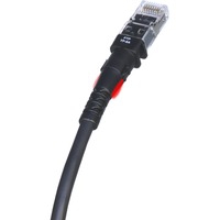 TP-6A-F/8 câble de réseau Noir 2,4 m Cat6a U/UTP (UTP)