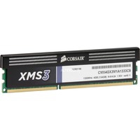 XMS3 4 Go DDR3 1333 MHz, Mémoire