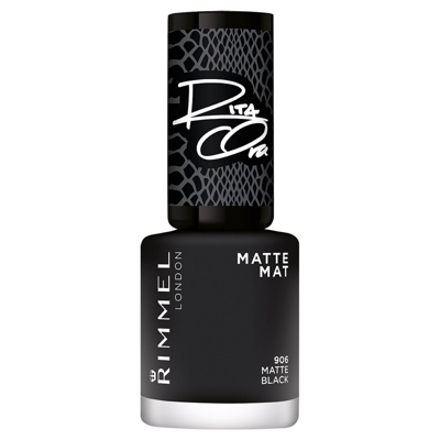 Vernis à ongles Rimmel 60 Seconds Rita Shades of Black (disponible en plusieurs teintes) - Black Matte 906