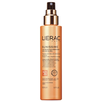 Lierac Sunissime Lait Protecteur Énergisant Anti-âge Global Spf50