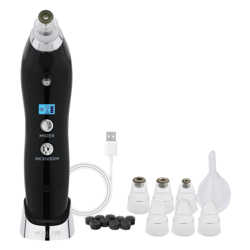 Michael Todd Beauty Sonic Refresher Wet/Dry Sonic Microdermabrasion and Pore Extraction System (Various Shades) - Black características