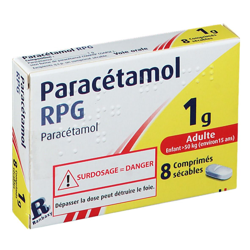 Paracétamol RPG 1 g precio