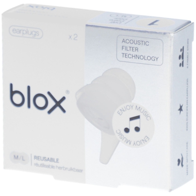 Blox Xperience Music Bouchons Oreille Transparent