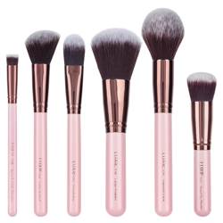 Luxie Rose Gold Face Essential Brush Set características