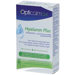 Opticalmax Hyaluron Plus Gouttes oculaires características