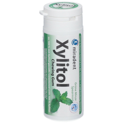 Miradent Chewing Gum Xylitol Menthe Vert características