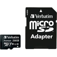 microSDXC Card 256GB, Premium, Class 10, U1 - (R) 90MB/s - (W) 10MB/s mémoire flash, Carte mémoire en oferta