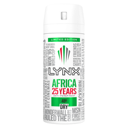 Lynx Antiperspirant Africa 150ml características