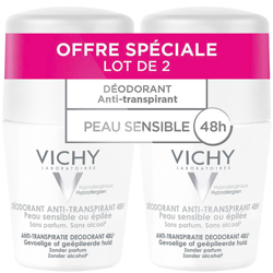 Vichy déodorant anti-transpirant peaux sensibles precio