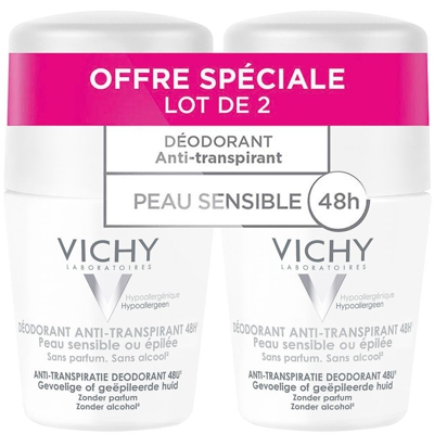 Vichy déodorant anti-transpirant peaux sensibles