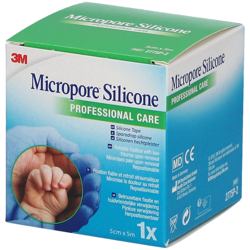 3M™ Micropore™ Silicone Sparadrap 5 cm x 5 m en oferta