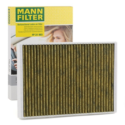 MANN-FILTER Filtre d'Habitacle AUDI,PORSCHE,BENTLEY FP 31 003 PAB81943900 Filtre à Pollen,Filtre De Climatisation,Filtre, air de l'habitacle