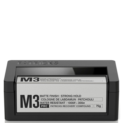 Patricks M3 Matte Finish Strong Hold Styling Product 75g