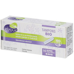 Unyque® BIO Ultra Protection Super Tampons características