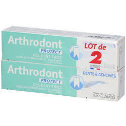 Arthrodont Protect Gel dentifrice fluoré características