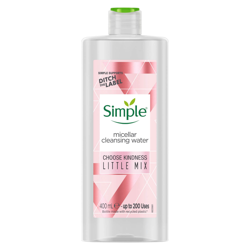 Simple Micellar Water Limited Edition Little Mix 400ml características