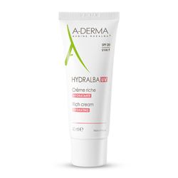 A-Derma Hydralba UV crème hydratante riche SPF 20 precio