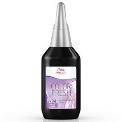 Coloration Color Fresh Medium Brunette Red Blonde 7/74 Wella 75 ml características