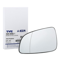 TYC Miroir De Rétroviseur OPEL 325-0060-1 13141985,6428786 Glace Retroviseur,Verre De Rétroviseur,Verre de rétroviseur, rétroviseur extérieur precio