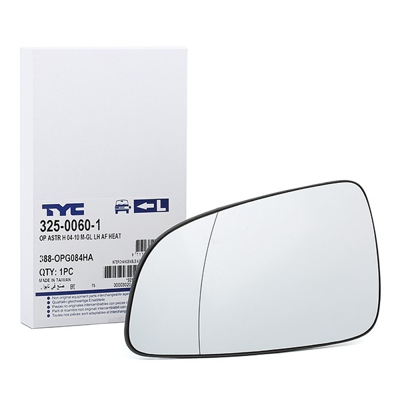 TYC Miroir De Rétroviseur OPEL 325-0060-1 13141985,6428786 Glace Retroviseur,Verre De Rétroviseur,Verre de rétroviseur, rétroviseur extérieur