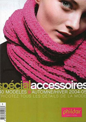 Phildar tricot n°422 spécial accessoires A/H 2004-2005 en oferta