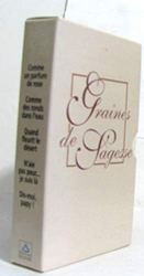 GRAINES DE SAGESSE COFFRET 5 VOLUMES : VOLUME 1, DIS-MOI PAPY ! VOLUME 2, N'AIE PAS PEUR. JE SUIS LA ! VOLUME 3, QUAND FLEURIT LE DESERT. VOLUME 4. DANS L'EAU. VOLUME 5, COMME UN PARFUM DE ROSE características