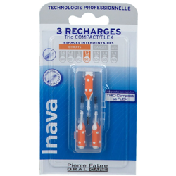 Inava ​Trio Compact/ Flex Brossette Interdentaire Recharge 1,2 mm ISO 3 precio