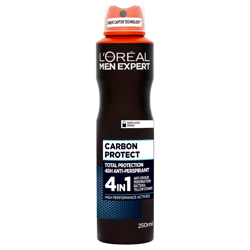 Déodorant Carbon Protect Men Expert L'Oréal Paris 250 ml en oferta