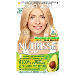 Garnier Nutrisse Permanent Hair Dye (Various Shades) - 10.01 Baby Blonde (Holly's Shade) precio