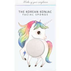 Éponge Konjac, Boîte et Crochet Mythical Unicorn Prancing The Konjac Sponge Company 30 g – Blanc características