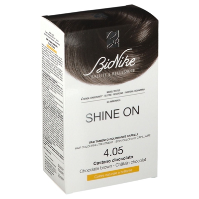 BioNike Shine ON Soin colorant capillaire 4.05 Chatâin chocolat