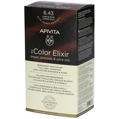 Apivita My Color Elixir 6.43 Blond foncé Copper Gold