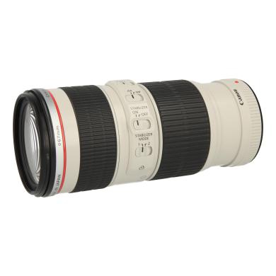 Canon EF 70-200mm 1:4 L IS USM noir blanc - comme neuf