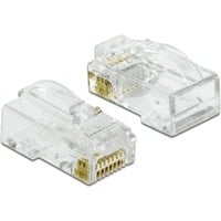 86473 connecteur de fils RJ-45 Transparent, Fiche