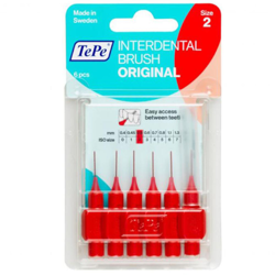 TePe® Original Brossettes interdentaires 0,5 mm Rouge en oferta