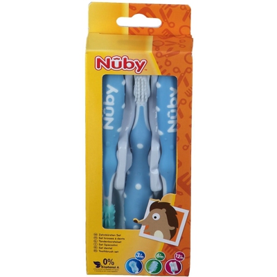 Nuby™ Set Brosses à dents +3 mois