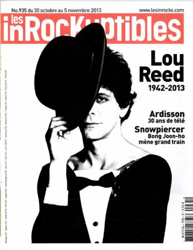 les inrockuptibles; Lou Reed 1942-2013; Ardisson 30 ans de télé; Snowpiercer Bong Joon-ho mène grand train en oferta