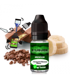 E liquide croquant banane-choco-10ml- Vapfusion en oferta