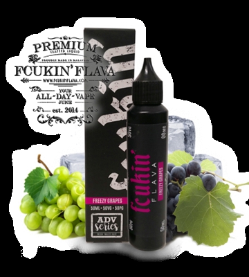 E liquide Freezy grapes-50ml- Fcukin Flava