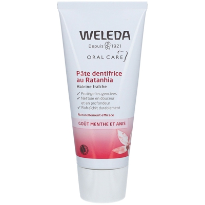 Weleda pâte dentifrice ratanhia