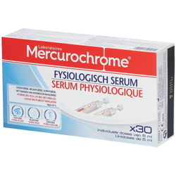 Mercurochrome® Sérum physiologique características