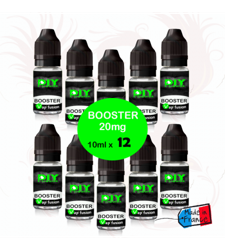 Pack Booster Nicotine 20 mg 10 ml 50/50 -50% PG / 50% VG DIY Lot DE 6 a 106 Bo características