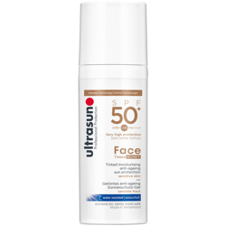 Crème solaire pour le visage teintée SPF50 de Ultrasun (différentes teintes) - Honey en oferta