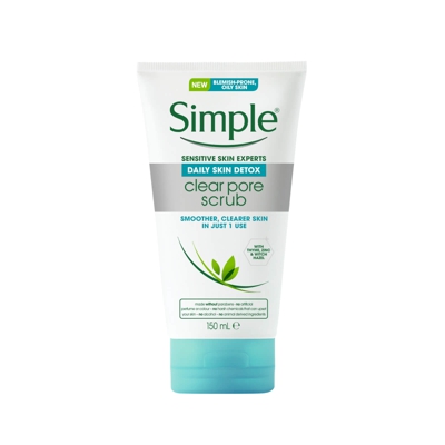 Simple Daily Detox Face Scrub 150ml